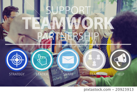 Teamwork Support Partnership Collaboration Unity Concept 20923913