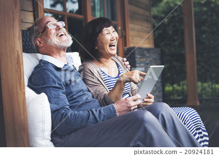 Couple Adult Happiness Laughing Holiday Concept 20924181