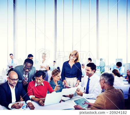 Business People Working Teamwork Cooperation Conference 20924182