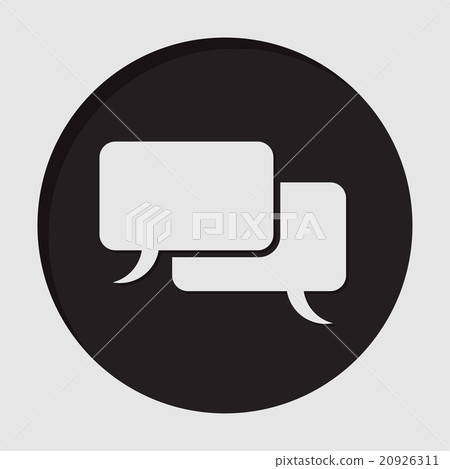 information icon - speech bubbles 20926311
