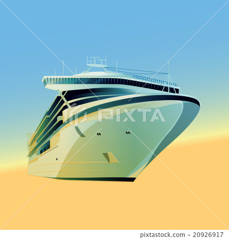 Ocean Liner Illustration 20926917