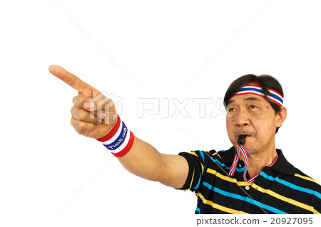 person blow whistle 20927095