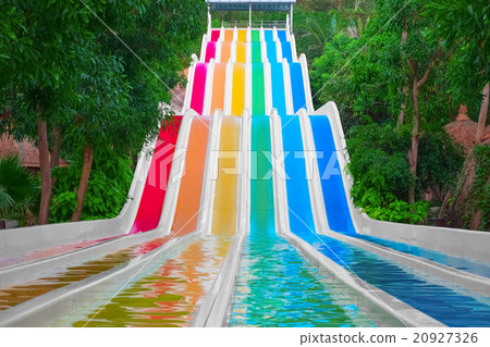 Colorful water slides Colorful water slides 20927326