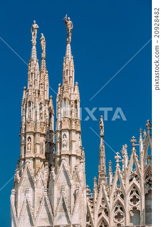 Detail of Milan Cathedral or Duomo di Milano in 20928482