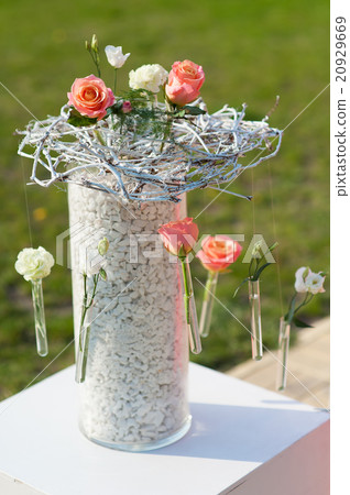 Vase of beakers. wedding decorations 20929669