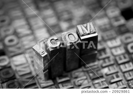 Internet www website by letterpress 20929861