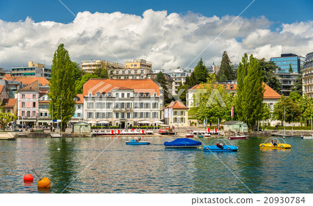 Area near the lake in Lausanne, Switzerland 20930784
