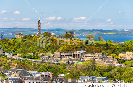 View of Calton Hill from Holyrood Park - Edinburgh 20931191
