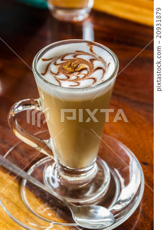 Cappuccino or latte coffee. Cappuccino or latte coffee. 20931879