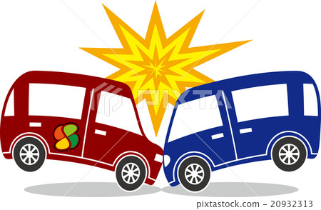 Frontal Collision Silver 20932313