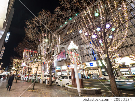 名古屋市風景廣小路街道照明燈飾Mersa夜景 名古屋市風景廣小路街道照明燈飾Mersa夜景 20933184