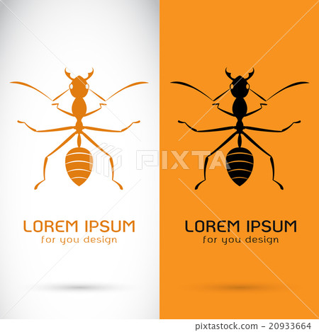 Vector image of a ant design 20933664