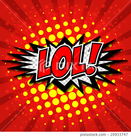 LoL! Comic Speech Bubble, Cartoon  20933747