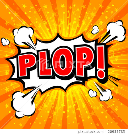 Plop! Comic Expression Vector Text Plop! Comic Expression Vector Text 20933785