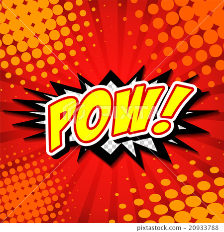Pow! - Comic Speech Bubble, Cartoon Pow! - Comic Speech Bubble, Cartoon 20933788