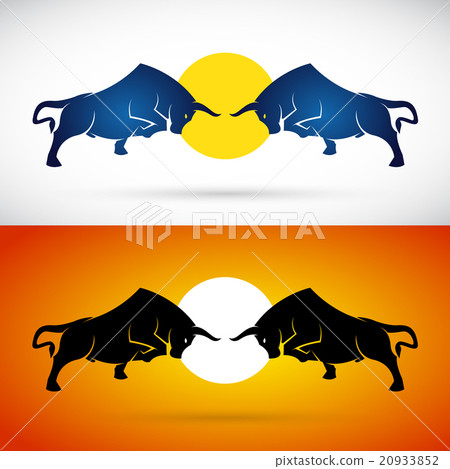 Vector image of an bull fight Vector image of an bull fight 20933852