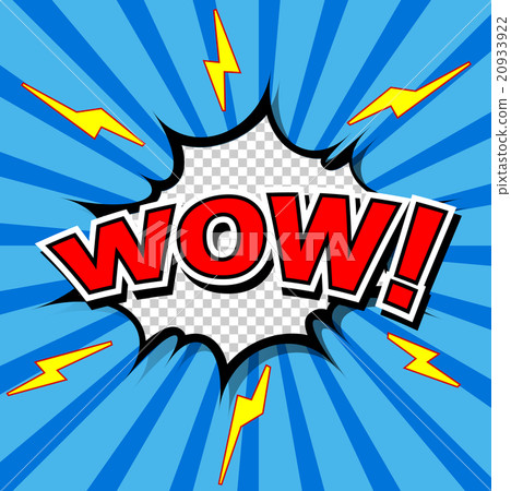 Wow! Comic Speech Bubble, Cartoon Wow! Comic Speech Bubble, Cartoon 20933922