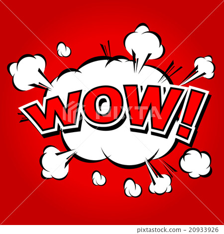 Wow! Comic Speech Bubble, Cartoon Wow! Comic Speech Bubble, Cartoon 20933926