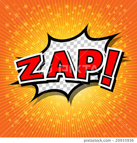 Zap! - Comic Speech Bubble, Cartoon  20933936