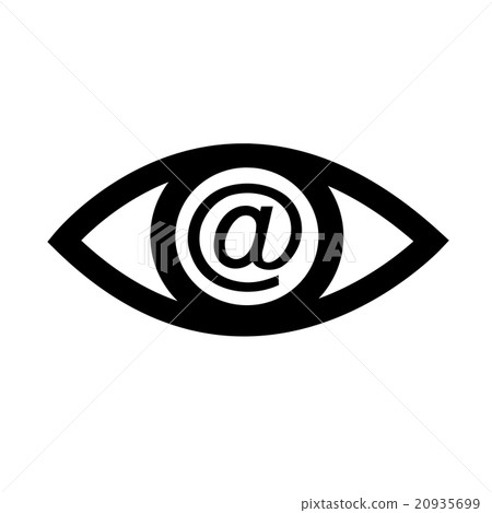 Eye icon illustration sign design style Eye icon illustration sign design style 20935699