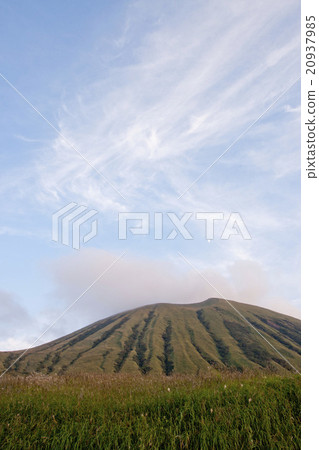 Overlooking Mt. Aso volcano from Aso Panorama Line 20937985