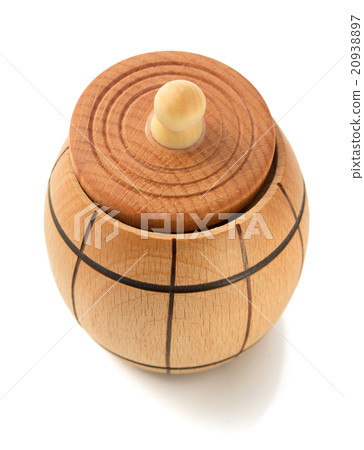 honey pot on white 20938897