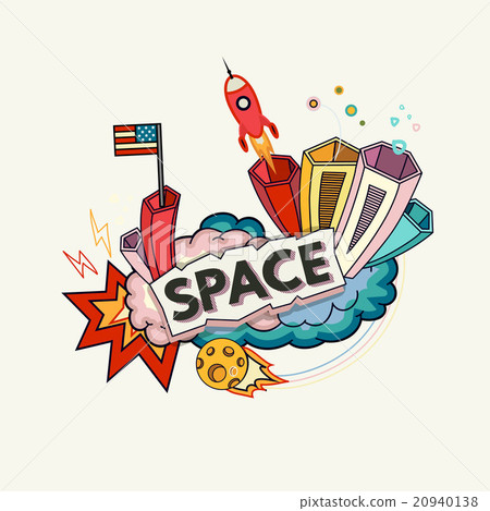Space abstract illustration Space abstract illustration 20940138
