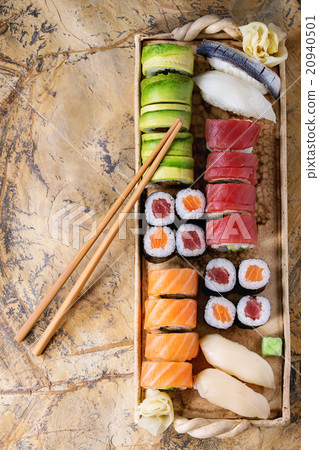 Sushi set nigiri and rolls Sushi set nigiri and rolls 20940501