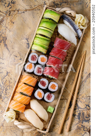Sushi set nigiri and rolls Sushi set nigiri and rolls 20940502