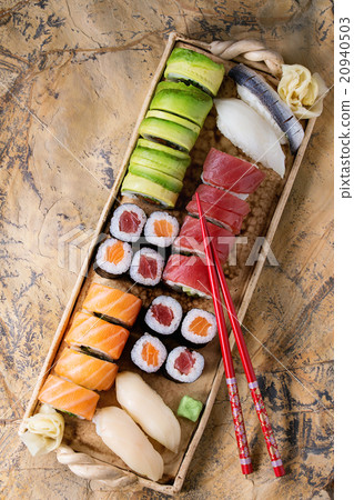Sushi set nigiri and rolls Sushi set nigiri and rolls 20940503