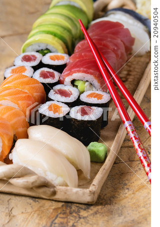 Sushi set nigiri and rolls Sushi set nigiri and rolls 20940504