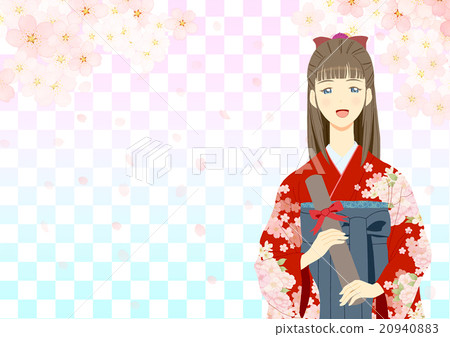 Hakama simple coloring (b) Horizontal with a left background Hakama simple coloring (b) Horizontal with a left background 20940883