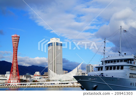 Kobe port town 20941303