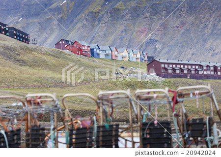 Beautiful scenic view of Longyearbyen  20942024