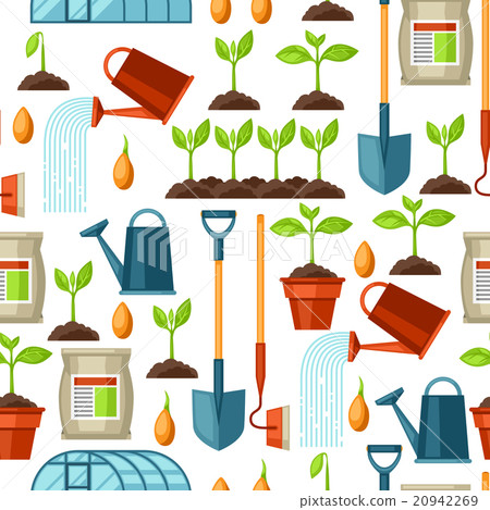 Seamless pattern with agriculture objects 20942269