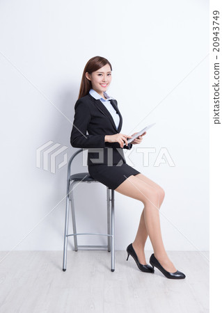 business woman sit business woman sit 20943749