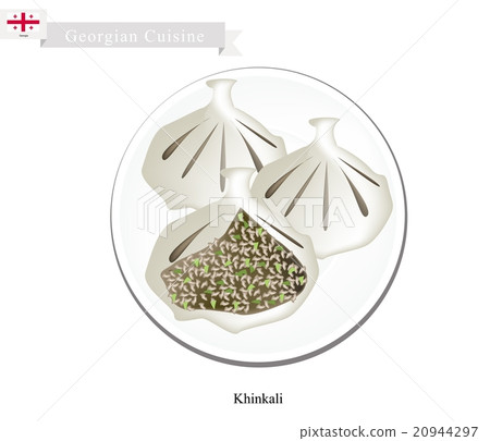 Khinkali or Georgian Dumpling Filled Khinkali or Georgian Dumpling Filled 20944297