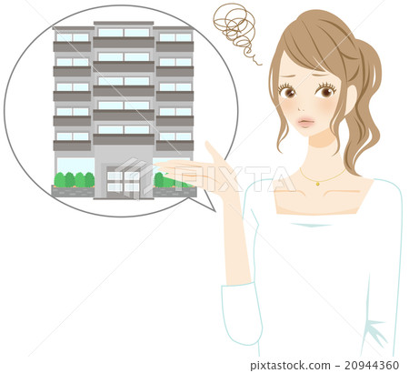 Female dissatisfied explanation of apartment in translation 20944360