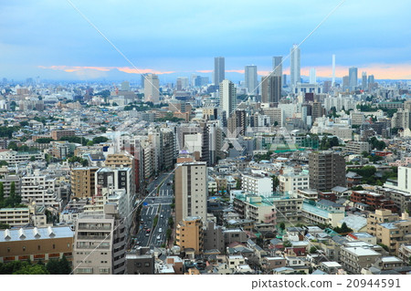 The view of Ikebukuro secondary city center 20944591