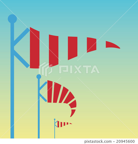 Wind vane, weather vane in vector 20945600