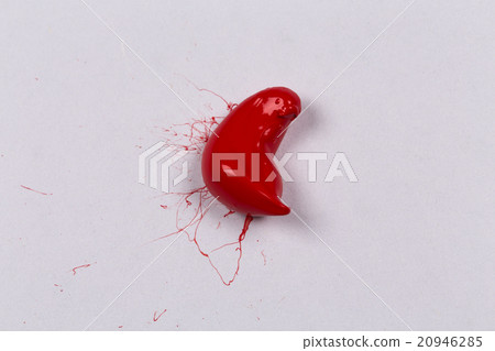 Red paint splash Red paint splash 20946285