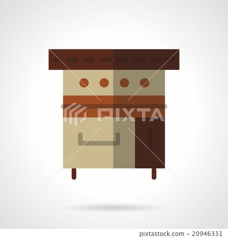 Bakery appliance flat color design vector icon Bakery appliance flat color design vector icon 20946331