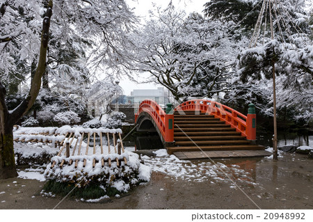 富山城堡廢墟雪公園 20948992