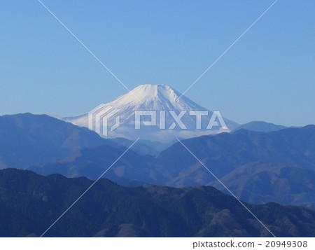 富士山頂部的富士山 20949308
