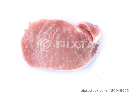 Image of raw meat pork on a white background Image of raw meat pork on a white background 20949995