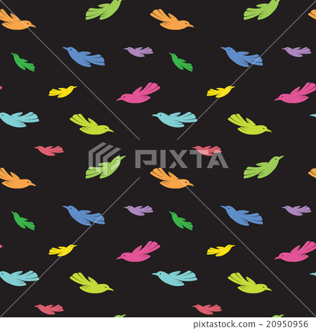 Bird vector art background design  20950956