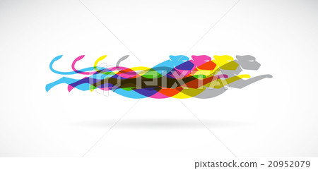 Vector image of an cheetah design Vector image of an cheetah design 20952079