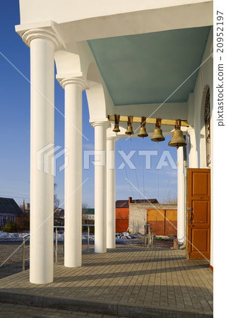 Bell tower of the Orthodox Church. 20952197
