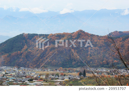 Sanada Township and Autumn (View from Mr. Sanada Honjo Castle) 20953707