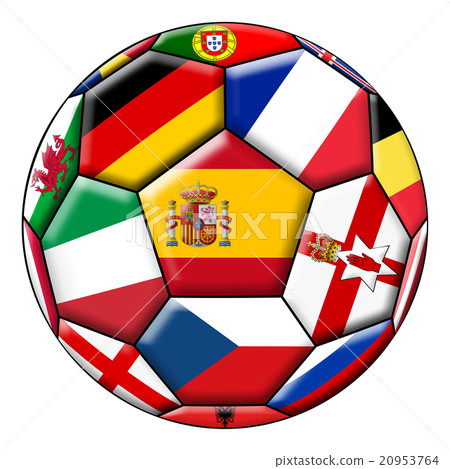 Ball with various flags Ball with various flags 20953764